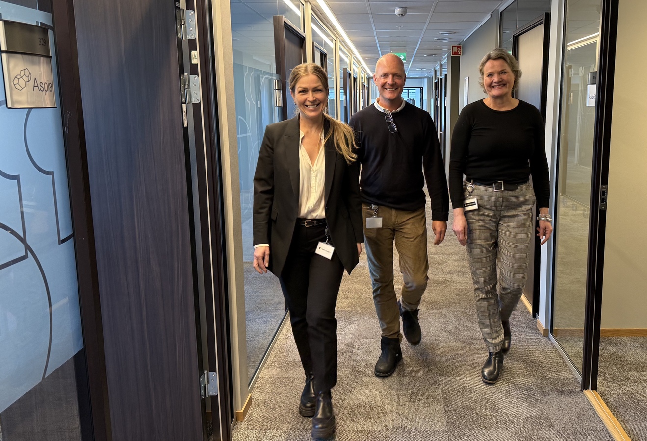 Lisbeth Frømyhr i Aspia skal vokse i Drammen med støttet fra blant andre Kolbjørn Stuvebakken og Trine Maren Skott-Myhre i Kontorhuset.