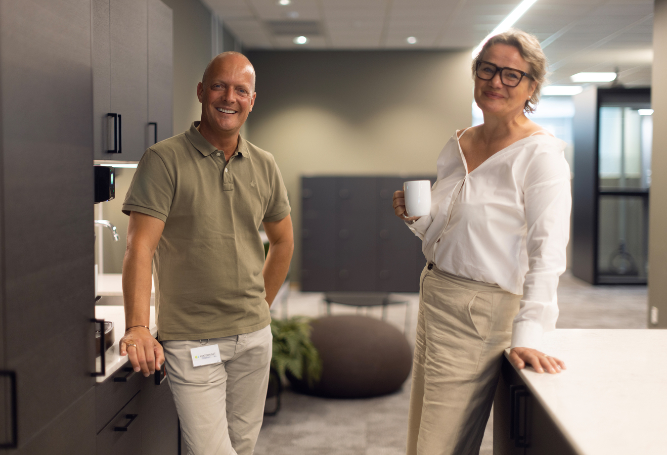 Vi gjør det enklere for bedrifter som skal vokse og rekruttere, sier Kolbjørn Stuvebakken og Trine Maren Skott-Myhre.