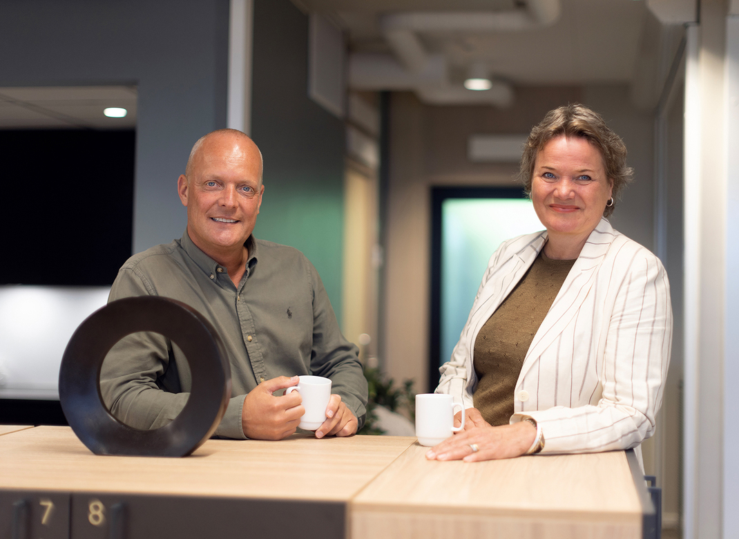 Ta kontakt med Kolbjørn eller Trine Maren for en hyggelig kontorprat.